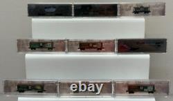 Micro-Trains Z scale War of the Worlds Complete Set F7 loco + 9 cars & Caboose