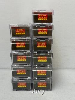 Micro-Trains Z scale War of the Worlds Complete Set F7 loco + 9 cars & Caboose