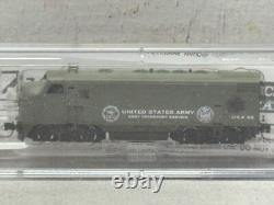 Micro-Trains Z scale War of the Worlds Complete Set F7 loco + 9 cars & Caboose