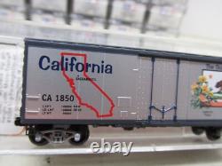Micro-trains 50 State Car Set Fta & Ftb Powered Locomotives & Caboose N-scale