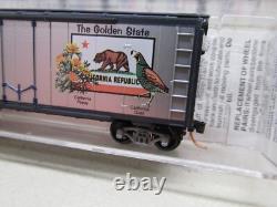 Micro-trains 50 State Car Set Fta & Ftb Powered Locomotives & Caboose N-scale