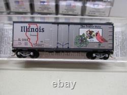 Micro-trains 50 State Car Set Fta & Ftb Powered Locomotives & Caboose N-scale