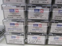 Micro-trains 50 State Car Set Fta & Ftb Powered Locomotives & Caboose N-scale