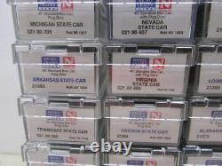 Micro-trains 50 State Car Set Fta & Ftb Powered Locomotives & Caboose N-scale