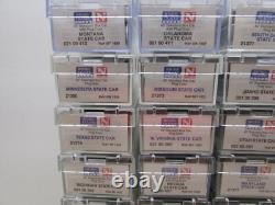 Micro-trains 50 State Car Set Fta & Ftb Powered Locomotives & Caboose N-scale
