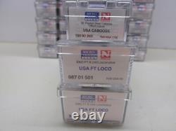 Micro-trains 50 State Car Set Fta & Ftb Powered Locomotives & Caboose N-scale