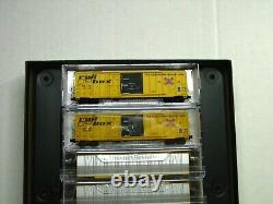 Micro-trains N Scale 8 Car 50' Rib Side Box Car Runner Pack Rail Box 99300816