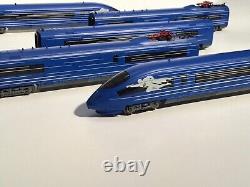 Minitrix Trix N Scale Superman ICE Train Set #11203 + 2 Add On Cars