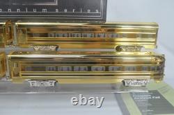 Mth 30-2514-0 Gold Plated Gg-1, And 30-6707 Gold Passenger Cars, Excellent, Nice