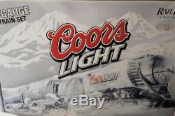 Mth Railking Coors Light Silver Bullet Beer Train Set & Tail Car Protosound 2.0