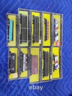 N Gauge Train Lot Bachman Spirit Of 76 Locomotive Engine 10 Cars