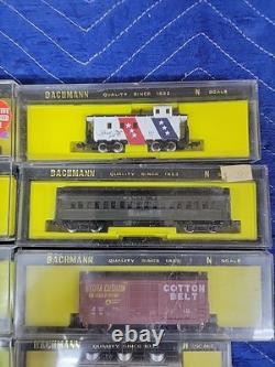 N Gauge Train Lot Bachman Spirit Of 76 Locomotive Engine 10 Cars