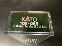 N KATO 106-085 UP Water Tender 2 Car Set Excursion Train FREE PRIORITY SHIP