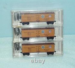 N Micro-trains 3pk 47062 Pacific Fruit Express Co/ U. P. & S. P. Unopened Sealed