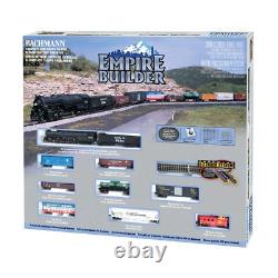 N Scale 68-Piece Electric Train Set with 4-8-4 Locomotive, Freight Cars, and Tra