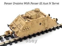 N Scale Accent German Army Armored Train Panzer Draisine 3-Cars Kit B WWII