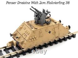 N Scale Accent German Army Armored Train Panzer Draisine 3-Cars Kit B WWII