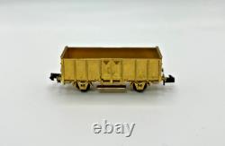N Scale Arnold Krokodil Gold Plated Locomotive & 3 Freight Cars Custom Wood Case