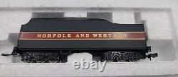 N Scale Bachmann Norfolk & Western Class J 600 Steam Engine Loco & Tender 4-8-4