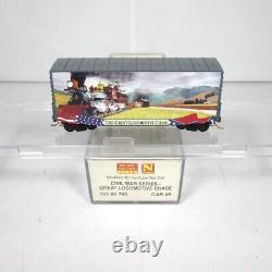N Scale Civil War Series 40' Hy-Cube Box 11-Car Set Micro Trains / Smithsonian
