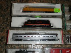 N Scale Con Cor, Atlas, Kato, and Micro Trains Locomotives Freight Cars Mix Lot