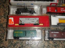 N Scale Con Cor, Atlas, Kato, and Micro Trains Locomotives Freight Cars Mix Lot