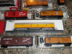 N Scale Con Cor, Atlas, Kato, and Micro Trains Locomotives Freight Cars Mix Lot