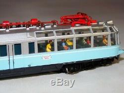 N Scale Fleischmann 7410 Electric Rail Car Glass Train DB 491 w Passengers