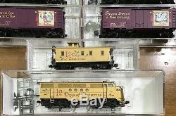 N Scale Micro-trains 12 Days Of Christmas Cars & Locomotive & Caboose