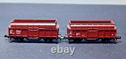 N Scale Minitrix 51 1070 DB BR217 Electric Loco & And 10 Freight Car Set RARE