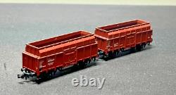 N Scale Minitrix 51 1070 DB BR217 Electric Loco & And 10 Freight Car Set RARE