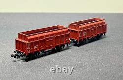 N Scale Minitrix 51 1070 DB BR217 Electric Loco & And 10 Freight Car Set RARE