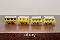 N Scale Minitrix DER ADLER 51 1010 Locomotive and Passenger Car Set Wood Case B