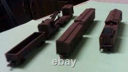 N597 N Scale 7 Car Work Train Includes Crane & Rotary Snow Blower Built From Kit