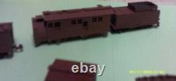 N597 N Scale 7 Car Work Train Includes Crane & Rotary Snow Blower Built From Kit