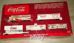 NEW HO ATHEARN COCA COLA Train SET LOCOMOTIVE & 4 Cars & Track 1/87 Scale