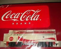 NEW HO ATHEARN COCA COLA Train SET LOCOMOTIVE & 4 Cars & Track 1/87 Scale