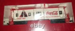 NEW HO ATHEARN COCA COLA Train SET LOCOMOTIVE & 4 Cars & Track 1/87 Scale