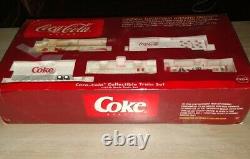 NEW HO ATHEARN COCA COLA Train SET LOCOMOTIVE & 4 Cars & Track 1/87 Scale