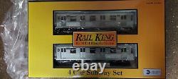 NEW Mint MTH 30-2162-1 MTA 4 Car Set with Proto and 30-2163 2 car add on Set
