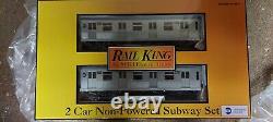 NEW Mint MTH 30-2162-1 MTA 4 Car Set with Proto and 30-2163 2 car add on Set