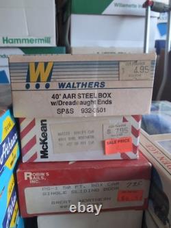 NEW Mixed Lot of 12 Boxcars Athearn Walthers Details West Robins Rails McKean