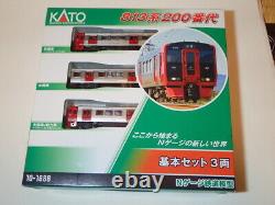 New KATO 813 series 200 series basic set 3 cars N gauge suburban train