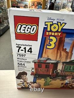 New LEGO Toy Story 7597 Western Train Chase Locomotive Box Car Caboose Disney