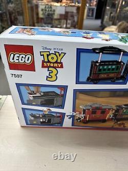 New LEGO Toy Story 7597 Western Train Chase Locomotive Box Car Caboose Disney