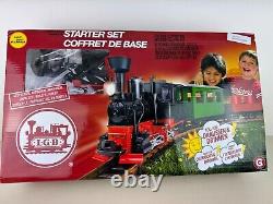 New LGB 72400 STARTER SET Train Engine Cars Track Transformer Tested See Video