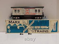 New modern Marx 73412 Rudolph's Express Car with Lighted Nose. New. Never Run