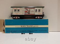 New modern Marx 73412 Rudolph's Express Car with Lighted Nose. New. Never Run