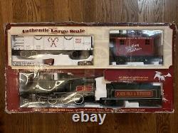 Night Before Christmas G-SCALE Train Set, Bachmann Big Haulers Like Tweetsie 12