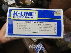 O gauge K line Diesel Engine Pennsylvania 2221 Train Set + Hershey Car and More